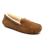 Pantoffel beige daim Steffo Shepherd